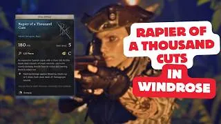 Thumbnail: Rapier of A Thousand Cuts in Windrose | Best Weapons in Windrose