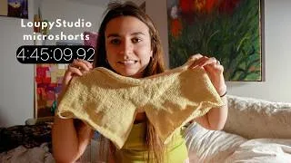 Thumbnail: Timing How Long it Takes to KNIT MICRO SHORTS