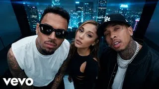Thumbnail: Ariana Grande ft. Tyga ft. Chris Brown – On Motion (Official AI Music Video)