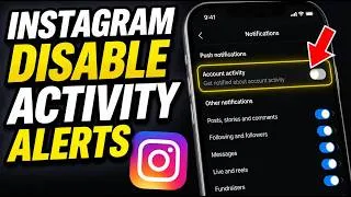 Thumbnail: How to disable Instagram account activity alerts - Detailed Guide