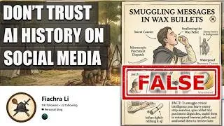 Thumbnail: Don't trust AI history on social media #2