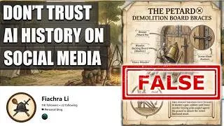 Thumbnail: Don't trust AI history on social media #1