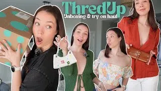 Thumbnail: Online Thrifting with ThredUp… Unboxing & Try-On Haul (Not Sponsored)