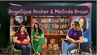 Thumbnail: Verse & Voices Author Interview Featuring Sci-Fi Authors: Angelique Archer and Melinda Brown