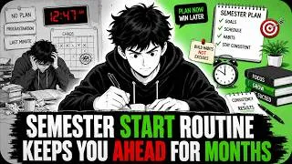 Thumbnail: The Semester Start Routine That Keeps You Ahead for Months