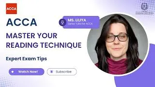 Thumbnail: Smart Reading Techniques to Improve Exam Performance | ACCA Exam Success Tips