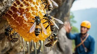 Thumbnail: Harvesting Giant "Mad Honey" on 300ft Cliff (ASMR)