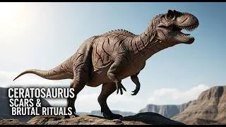 Thumbnail: The skull scars: Evidence of head-butting rituals in juvenile Ceratosaurus for dominance