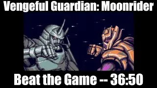 Thumbnail: [36:50] Vengeful Guardian: Moonrider (PC) -- Beat the Game speedrun