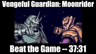Thumbnail: [37:31] Vengeful Guardian: Moonrider (PC) -- Beat the Game speedrun