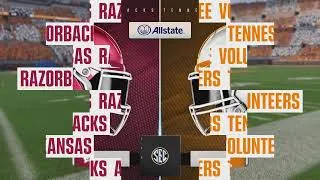 Thumbnail: College Football 25 | Tennessee Titties Football | Versing Arkansas
