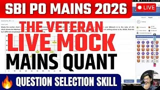 Thumbnail: 🔥Mains Quant Mock Attempting | SBI PO Mains 2026 | Yashraj Sir 