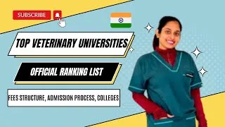 Thumbnail: India's Top 6 Veterinary Universities, NIRF Rankings: Affiliated Colleges, Prospectus, Fee Structure