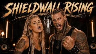 Thumbnail: SHIELDWALL RISING | Veyra ft Rhyen🔥⚔️ | Epic Viking Rap | Dark Viking Rap Duet | Viking Song