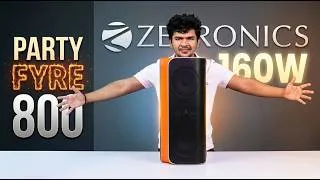 Thumbnail: Zebronics Party Fyre 800 160W bluetooth party speaker review