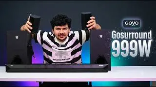 Thumbnail: GOVO GOSURROUND 999W 700W  5.2 dolby soundbar review