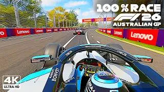 Thumbnail: F1 26 Australian GP 100% Race | George Russell's Mercedes AMG W17 | Ultra Realistic Gameplay 4K