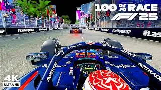 Thumbnail: F1 25 Las Vegas GP 100% Race | Max Verstappen's Red Bull Racing RB21 | Ultra Realistic Gameplay 4K