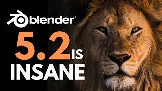 Thumbnail: Blender 5.2 Just Changed Everything! 🚀
