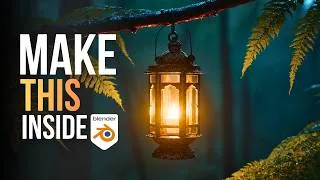 Thumbnail: I Made This Realistic Lantern Scene in Blender (Full Tutorial)