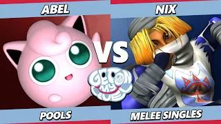 Thumbnail: GOML 2026 - Abel (Jigglypuff) Vs. Nix (Sheik, Fox) Smash Melee - SSBM