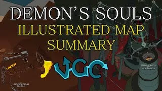 Thumbnail: DEMON'S SOULS Illustrated Map Walkthrough
