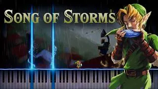 Thumbnail: Zelda: Song of Storms Piano Arrangement (No AI) - Ocarina of Time