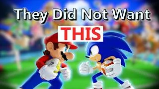 Thumbnail: Nintendo knew this Mario and Sonic game was a mistake!