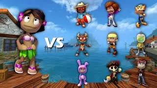 Thumbnail: Beating EVERY Boss with Leilani! 🌸 | Beach Buggy Racing