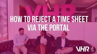 Thumbnail: How to Reject a Time Sheet via the Portal