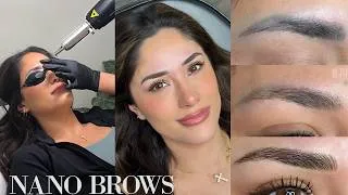 Thumbnail: The TRUTH about NANO BROWS | microblading removal, nano brows & touch up!
