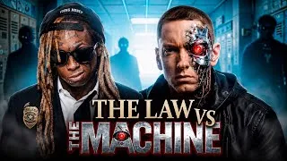 Thumbnail: Eminem ft. Lil Wayne - THE LAW vs THE MACHINE (Official AI Music Video)