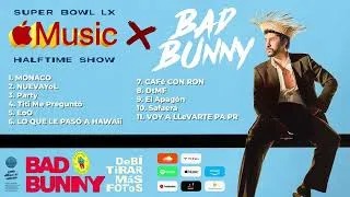 Thumbnail: Bad Bunny DTMF Playlist | Bad Bunny Mix 2026 | Bad Bunny Super Bowl Halftime Show