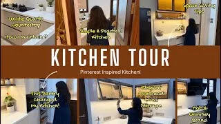 Thumbnail: My Dream Modular Kitchen Tour 🤍 | Pantry, Storage & Quartz Maintenance | தமிழ் Kitchen Tour