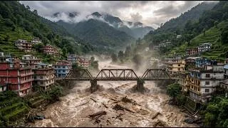 Thumbnail: How a Glacier Collapse Triggered Nepal's Deadly Flash Flood (It Isn't Over)