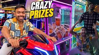 Thumbnail: I Tried Every Game at a Mall Gaming Zone 😱🔥 | Won Crazy Prizes !