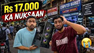 Thumbnail: Delhi Aate Hi Nuksaan Ho Gaya 😭 | Nehru Place Computer Market