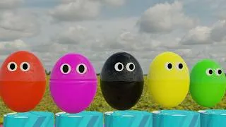 Thumbnail: Color Song | Learn Colors | Rainbow Kite Festival party for kids