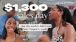 Thumbnail: It was a GREAT summer vendor market day... until it wasn't 😅 | Vlog 046