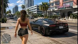 Thumbnail: GTA 6 Gameplay - Lucia & Jason, Vice City (Fan Made Concept)