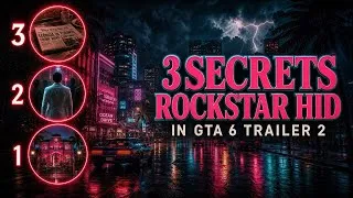 Thumbnail: 3 Secrets Rockstar Hid In GTA 6 Trailer 2 👀 #gta6 