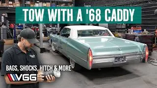 Thumbnail: NOBODY TOWS With A '68 Cadillac Anymore - So I am! Bags, Shocks and Receiver Hitch Fabrication!