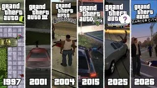 Thumbnail: Hitting NPCs with Cars: ALL GTA Games Evolution (1997–2026)