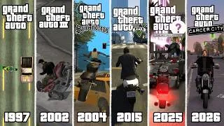Thumbnail: Flying Off Motorcycles at High Speed: ALL GTA Games Ragdoll Evolution (1997-2026)