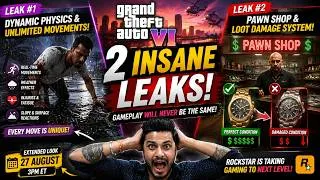 Thumbnail: GTA 6 2 INSANE LEAKS REVEALED! Dynamic Physics + Loot System 🔥