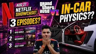 Thumbnail: GTA 6 2 BIGGEST UPDATES REVEALED! Netflix 3-Part Showcase + Dual Characters 🔥