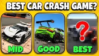 Thumbnail: Which Car Crash Game Is Actually the BEST? 🤔