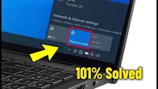 Thumbnail: Fix Laptop Stuck in Airplane Mode & Wi-Fi Not Working on Windows 11/10/8/7 ✅