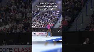 Thumbnail: Simone Biles at 13 was CRAZY🤯 #gymnastics #flips #olympics