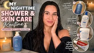 Thumbnail: My Nighttime Shower & Skin Care Routine (Relaxing Self-Care Routine)